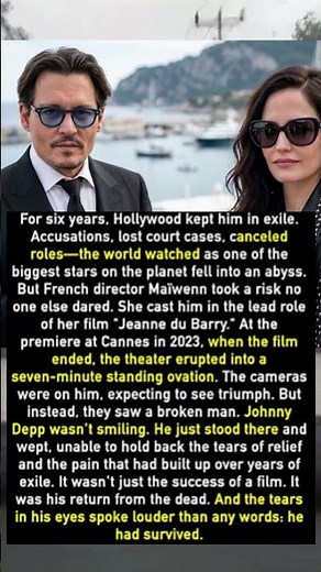 Johnny Depp & Maïwenn: The Risk That Saved a Broken Hollywood Legend
