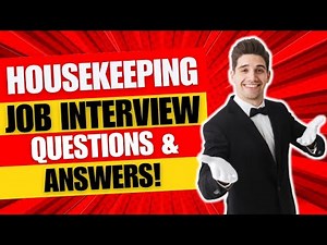 Housekeeping Interview Questions and Answers | Housekeeper Interview Questions and Answers