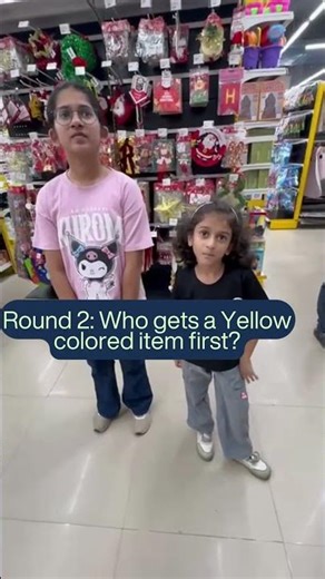 Kids Scavenger Hunt Challenge in a Store | Fun Color Hunt with Kavya & Riva #kidsgame #challenge