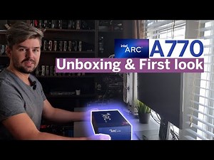 Intel Arc A770 16GB Limited Edition GPU Unboxing & First look!
