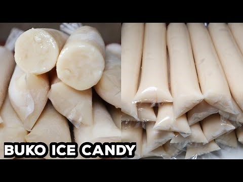 BUKO ICE CANDY || How To Make Soft and Creamy Buko Ice Candy