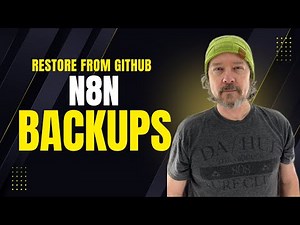 Restore credentials and workflows from GitHub to n8n