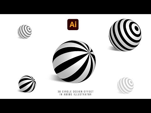 3D Revolve Effect In Illustrator | 3D Circle Design Effect | Illustrator Tutorial