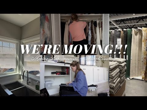 WE'RE MOVING 🏡 Spring Cleaning Reset + IKEA Furniture Shopping Vlog