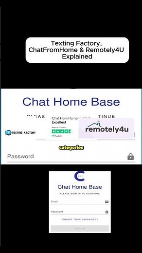 Texting Factory, ChatFromHome & Remotely4U Explained