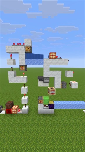 Rube Goldberg Machine But It Is Minecraft part 48 #shorts #minecraft
