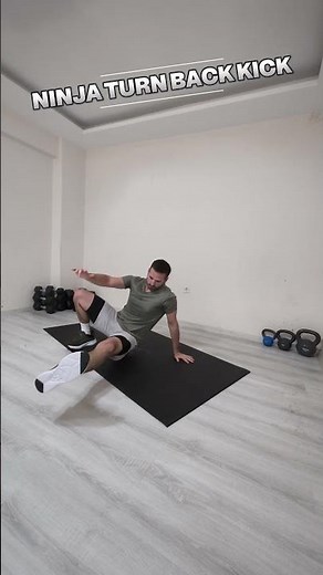 Ninja Turn to Back Kick Move | For Explosive Core & Mobility