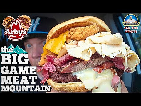 Arby's® Big Game Meat Mountain Review! 🐔🥩🍔🦃🧀⛰️ | ALL The Meats! | theendorsement
