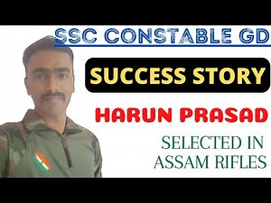 SSC CONSTABLE GD SUCCESS STORY IN TAMIL BY HARUN PRASAD | CONSTABLE/GD