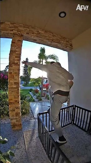 Top 10 Funniest Front Step Fails 🤣 #afv #fail #cctv