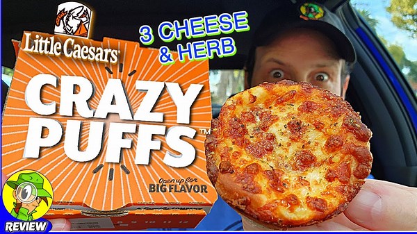 Little Caesars® 3 CHEESE & HERB CRAZY PUFFS™ Review