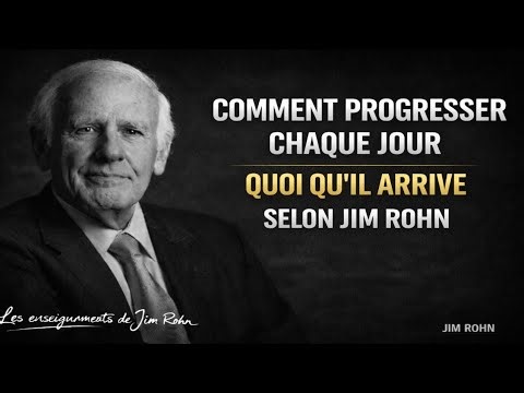 Progresser un peu chaque jour, peu importe les obstacles — la sagesse de Jim Rohn