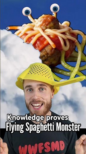 Knowledge proves Flying Spaghetti Monster ‪@alexxandermedeiros‬