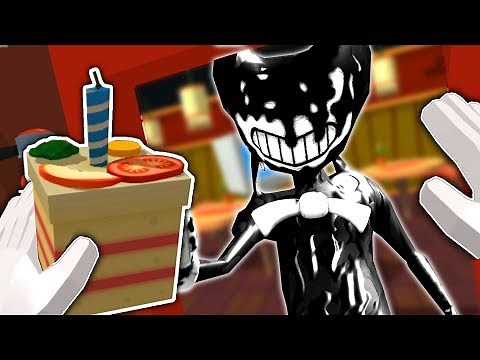 GOURMET CHEF SUMMONS BENDY AND TAKES HIS ORDER! | Job Simulator VR (Let's Play/HTC Vive Gameplay)
