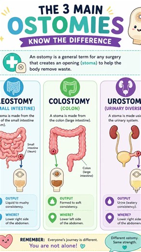 3 types of ostomies