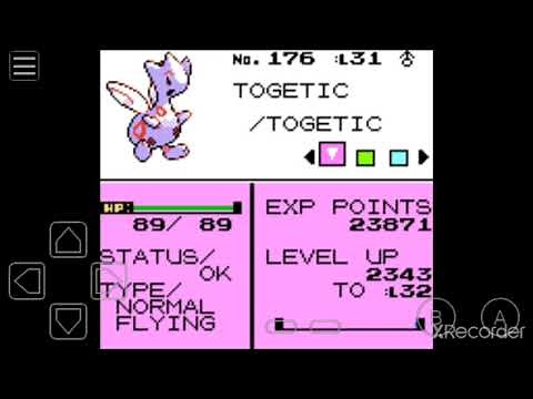 How to evolve Togepi into Togetic in Pokemon Crystal / Gold / Silver?