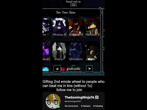 Gifting 2nd emote wheel to viewers (forsaken livestream)