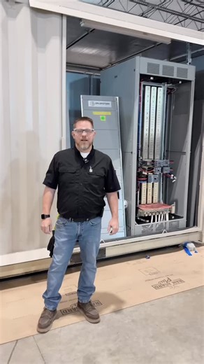 Our team just wrapped a walkthrough of our temporary power connex. This turn-key electrical skid is designed to get industrial construction sites powered up and running safely and efficiently. This unit delivers centralized temporary power distribution, giving contractors a safe, controlled source of electricity for tools, equipment, testing, and in‑progress building systems. By consolidating power into one rugged, mobile connex, crews gain: -Faster setup and reduced downtime -Cleaner set-up wit