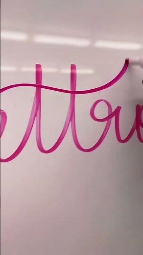 Writing "Scarlettrose" in Decorative Cursive with a Rose Design#cursivewriting