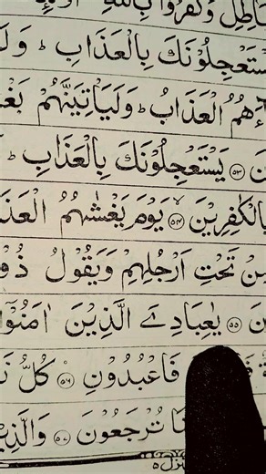 Ya Ibadi Allazina Amanu surah ul Ankaboot #qurantilawat