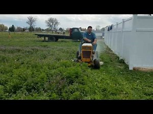 Cuban Cadet (Cub Cadet 125) Garden Tractor Test Mow