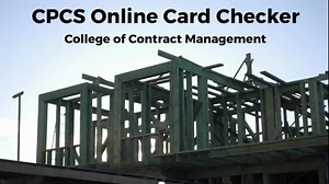 CPCS Online Card Checker