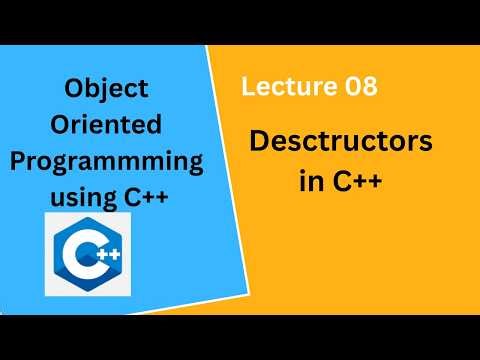 Destructor in C++ | OOP in C++ Lecture 08 | Urdu/Hindi