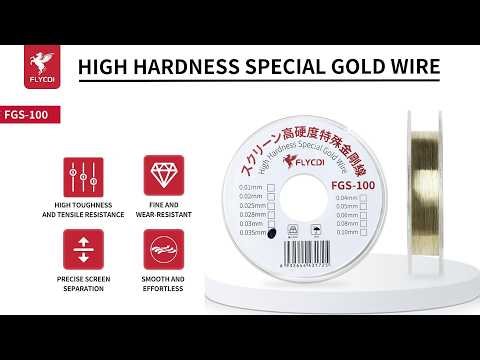 FLYCDI High Hardness Special Gold Wire | Diamond Cutting Wire | Screen Separation wire