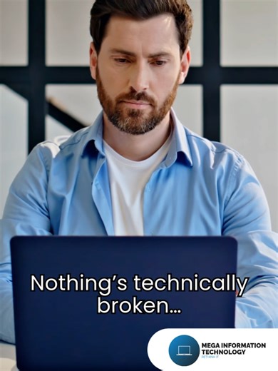 Nothing’s broken… but nothing feels right. Apps lag. Files hesitate. Emails freeze. And suddenly, the day feels heavier before it even begins. With our Managed IT Services, your systems are monitored 24/7, issues get fixed before they interrupt work, and your team can focus on what really matters—without IT slowing them down. IT shouldn’t demand attention. It should just work. #ManagedIT #ITSupport #CyberSafety #TechSolutions #ITManagement #fyp