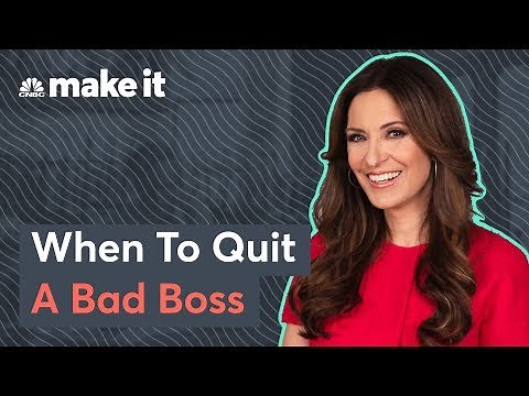 How To Know When To Quit Your Bad Boss