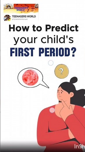 First Period 😱🩸🩸 prediction of First period | how can you predict your child's first period #periods