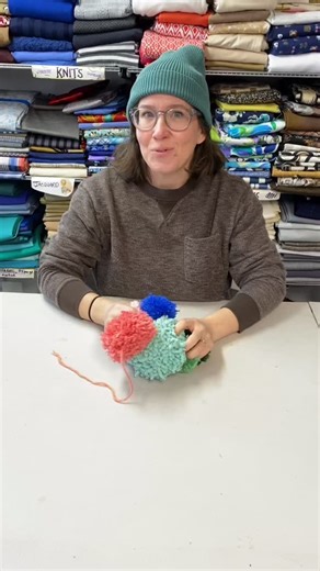 Pom Pom tutorial! You can buy pom pom makers but there’s a cheap, easy, more sustainable way. Come check out our Pom Pom kits this weekend! #dyi #pompom #creativereuse | Retake/Remake
