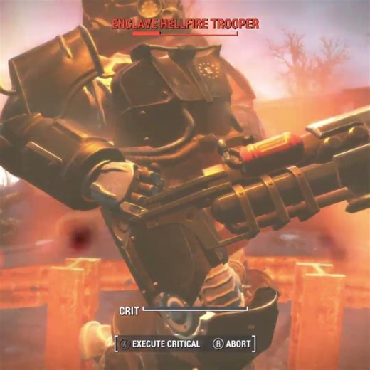 Fallout 4 did not go good Encave Hellfire Trooper #FallOut4 #Shorts #Gameplay