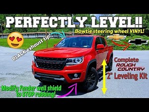MODIFY the Chevy COLORADO to fit BIGGER tires, give it the LEVEL look it DESERVES and MORE MODS! 😮