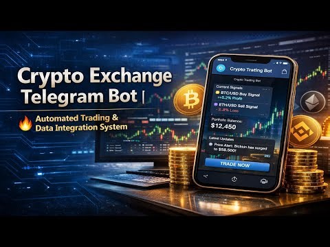 Crypto Exchange Telegram Bot | 🔥 Automated Trading & Data Integration System