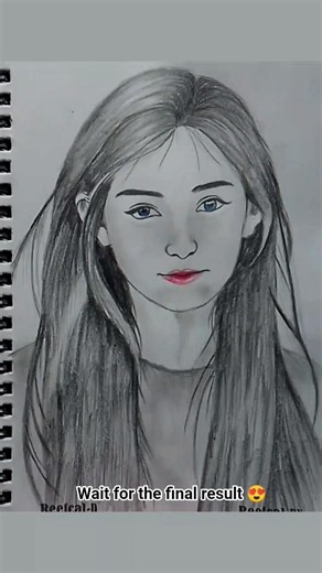 Beautiful girl drawing easy Blue Eyes #viralshorts #shorts #drawing #unfrez #art #sketch #artist