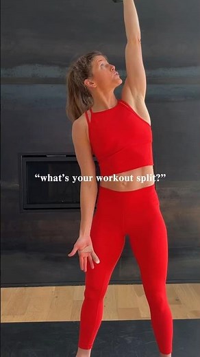 my REAL LIFE workout split (YouTube workouts!) #shorts #fitnessmotivation #workoutchallenge