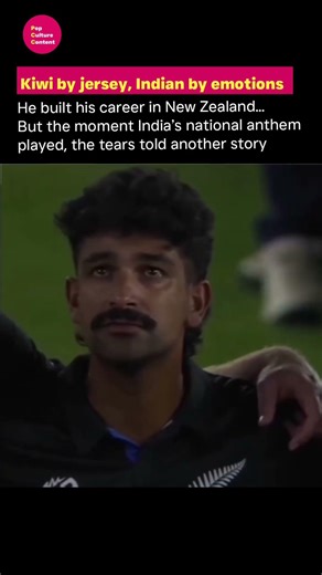 New Zealand Cricketer Ishan Sodi crying while Indian national anthem #cricketshorts #worldcup #share