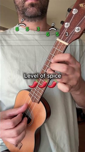 Learn the Spiciest Ukulele Lick EVER #ukulele #tutorial