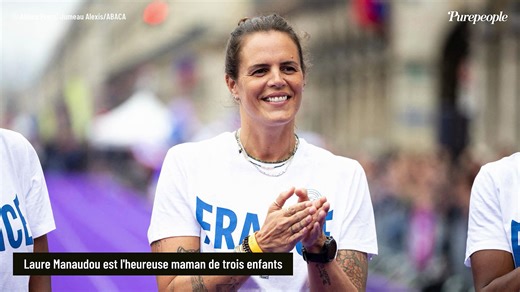 Laure Manaudou prend la pose avec Lou et Sacha, nés de son histoire avec Jérémy Frerot