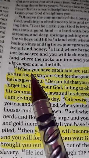 Deuteronomy 8:10-14 | Bible.Study2025