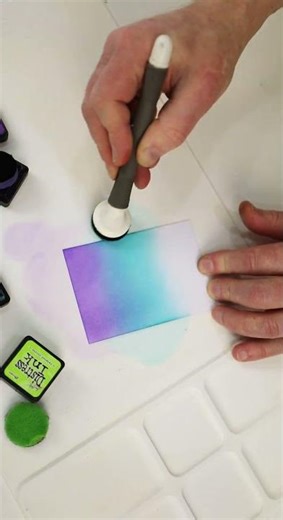 Blending Ink Techniques with Sizzix Designer Pete #shorts