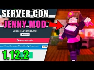 CREA UN SERVIDOR CON JENNY MOD EN ATERNOS 2025 👈 [ SEGURO 1.12.2 | JENNY MOD 2025 ] ✅