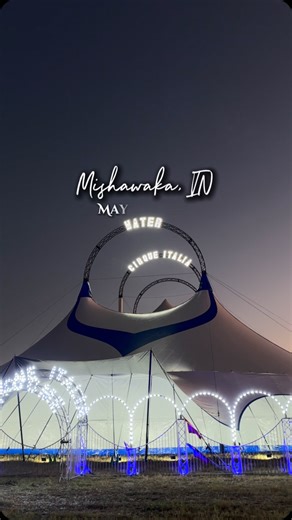 🎪Dive into the magical world of Cirque Italia 🇺🇸 𝐌𝐢𝐬𝐡𝐚𝐰𝐚𝐤𝐚, 𝐈𝐍| 𝑪𝒊𝒓𝒒𝒖𝒆 𝑰𝒕𝒂𝒍𝒊𝒂 | 𝐌𝐚𝐲 9-𝐌𝐚𝐲 12|tomorrow is the day that we all were waiting for! The spectacular opening night under our white and blue tent just for four days in your city! 𝐓𝐢𝐜𝐤𝐞𝐭 𝐨𝐟𝐟𝐢𝐜𝐞 𝐨𝐩𝐞𝐧 from 10am-6pm the week of the shows. Don’t wait, the best seats go first! Get your Tickets 🎟️ https://gold.cirqueitalia.com/?cid=FBC ☎️CALL US 941-704-8572 ⭐️ ONE FREE CHILD per paid adult in leve