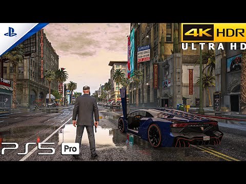 GTA 5 (PS5 Pro) 4K 60FPS HDR Gameplay (Ray Tracing ON)
