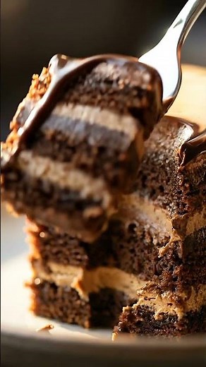 Opera Cake Assembly That's Actually Easy #CakeRecipe #BakingTips #DessertHacks