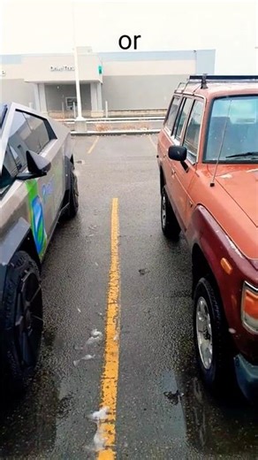 Tesla Cybertruck or 1984 Toyota Land Cruiser Diesel #diesel #toyota #landcruiser #tesla #cybertruck