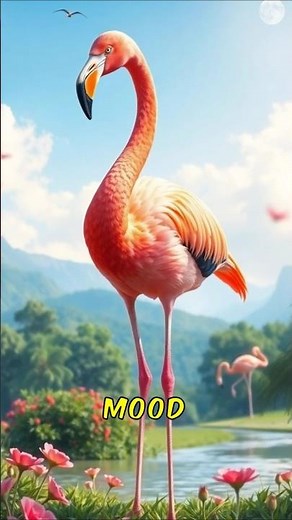 The Flamingo Is Pink Because It Eats Shrimp