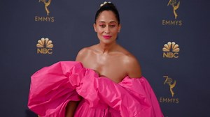 Tracee Ellis Ross wearing Valentino at the 2018 Emmys