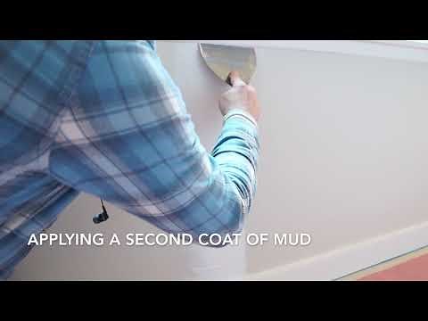 Tape and Mud a Drywall Crack